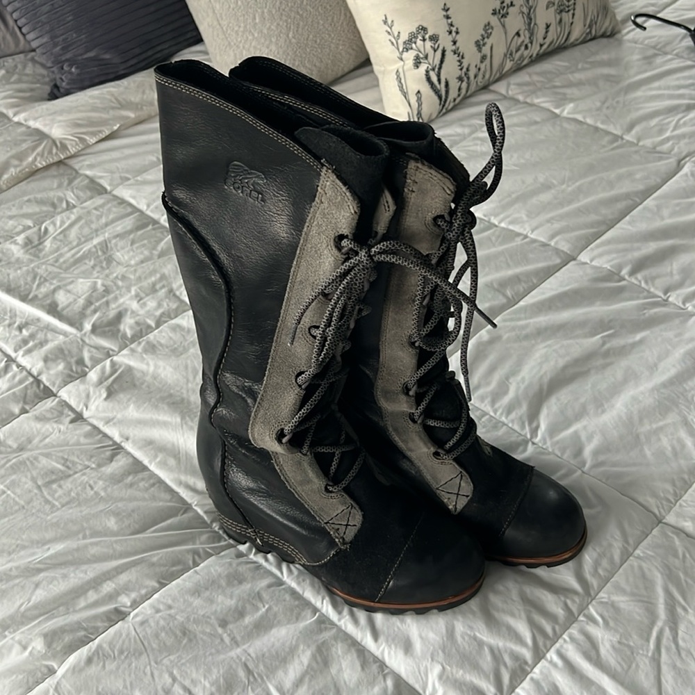 Below Knee Lace up Sorel Boots
